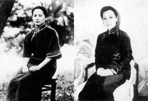 左:宋庆龄 右:宋美龄