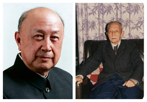 左：钱学森（1911-2009） 右：徐樟本（1911-1988）