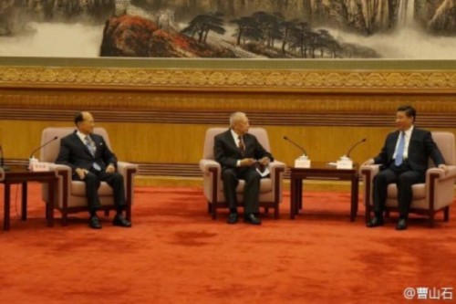 习近平会见香港工商界专业界访京团