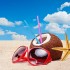 sand sunglasses straws starfish coconut blue skies beaches_www.wall321.com_3